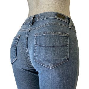 Paige 'Kylie Crop' Womens Jeans Tag 24 Blue Cropped Low-Rise W26xL26 Stretch
